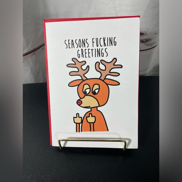 ⚠️🎄 Adult Christmas Greeting Card 4Pc Bundle NWT - Picture 5 of 14